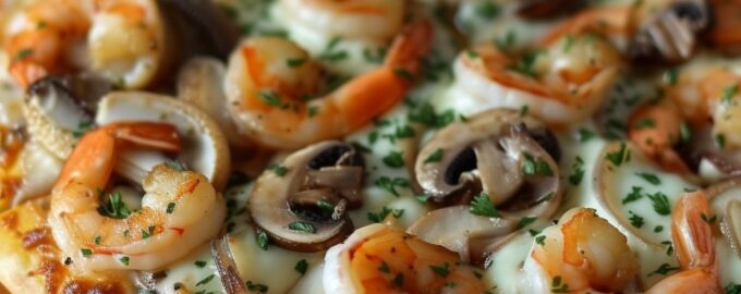 пицца с морепродуктами